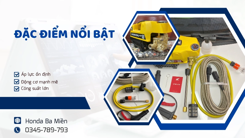 Đặc điểm nổi bật của từng mẫu máy rửa xe Honda