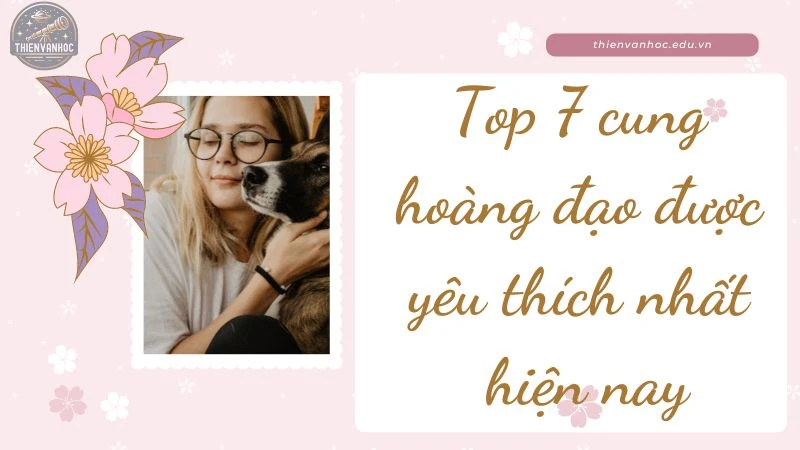 Top 7 cung hoàng đạo được yêu thích nhất hiện nay