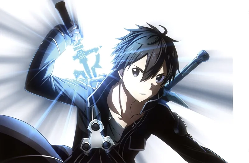 Mạnh mẽ và phong trần với hình ảnh kirito ngầu