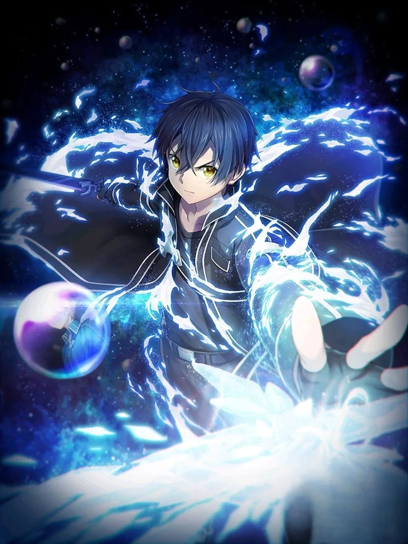 Bùng nổ sức mạnh trong hình ảnh anime kirito ngầu