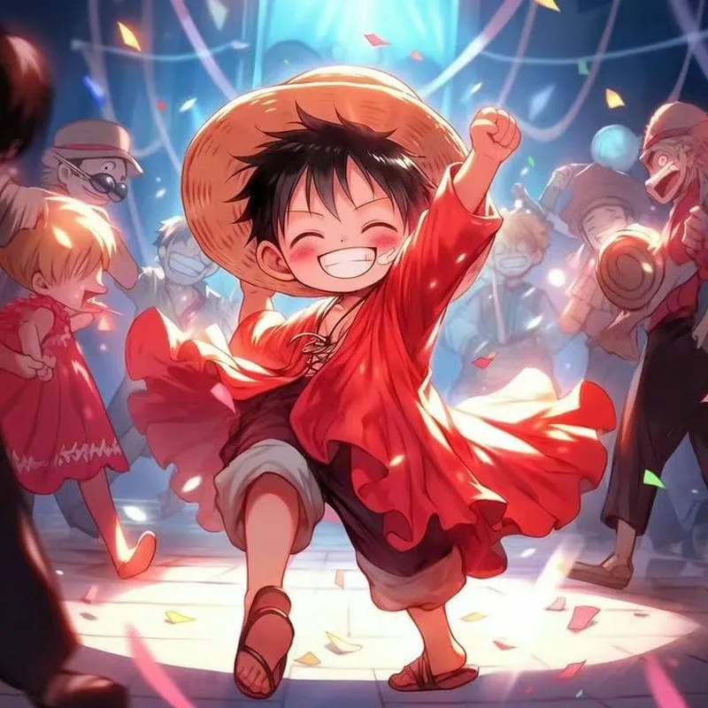 Nụ cười huyền thoại của luffy cười, đậm chất thuyền trưởng