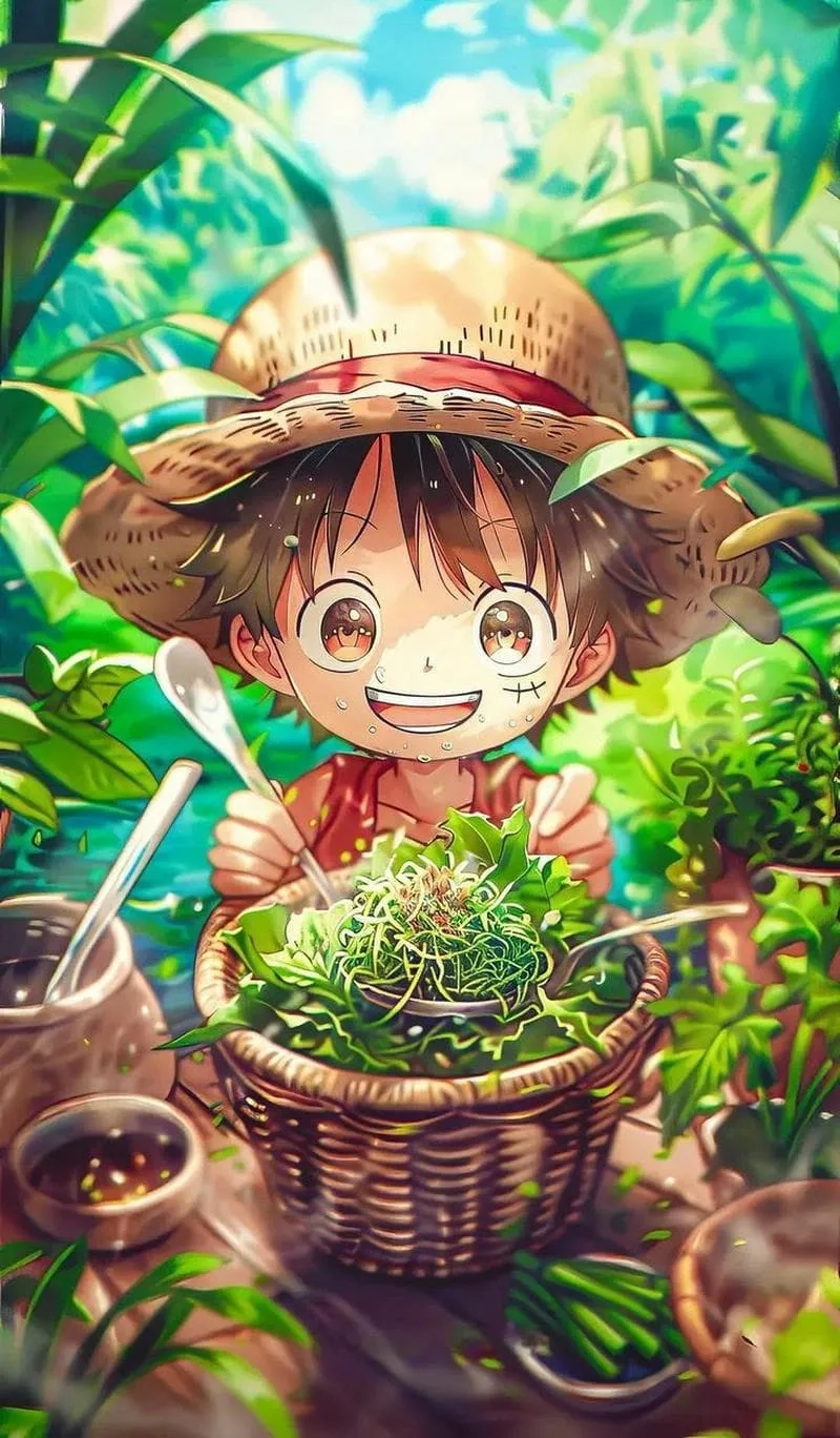 Nâng tầm thiết bị với hình nền luffy cười, quá đẹp