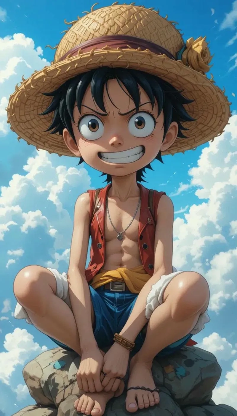 Hải tặc vĩ đại trong luffy mũ rơm ngầu, thần thái không thể đùa