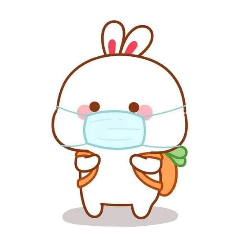 Cập nhật ảnh chibi cute thỏ siêu đáng yêu