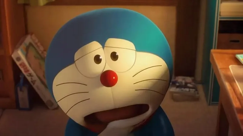 Khoảnh khắc đầy cảm xúc với doraemon buồn