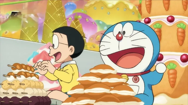 Ai mà không mê doraemon thích ăn bánh rán chứ?