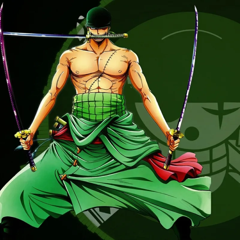 Thể hiện tinh thần chiến binh với zoro wano avatar