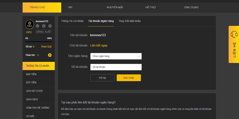 Kiểm tra ví trước khi rút với khuyến mãi 888B