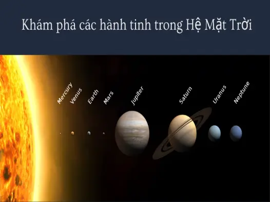 Hệ Mặt Trời- Khám phá những bí ẩn thú vị của 8 hành tinh