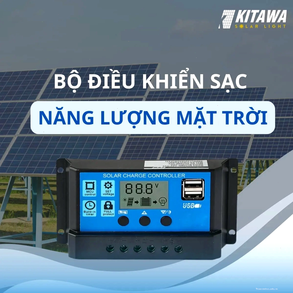 Bộ điều khiển sạc năng lượng mặt trời MPPT