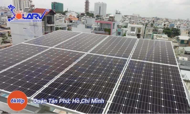 Hệ thống điện mặt trời áp mái cho hộ gia đình