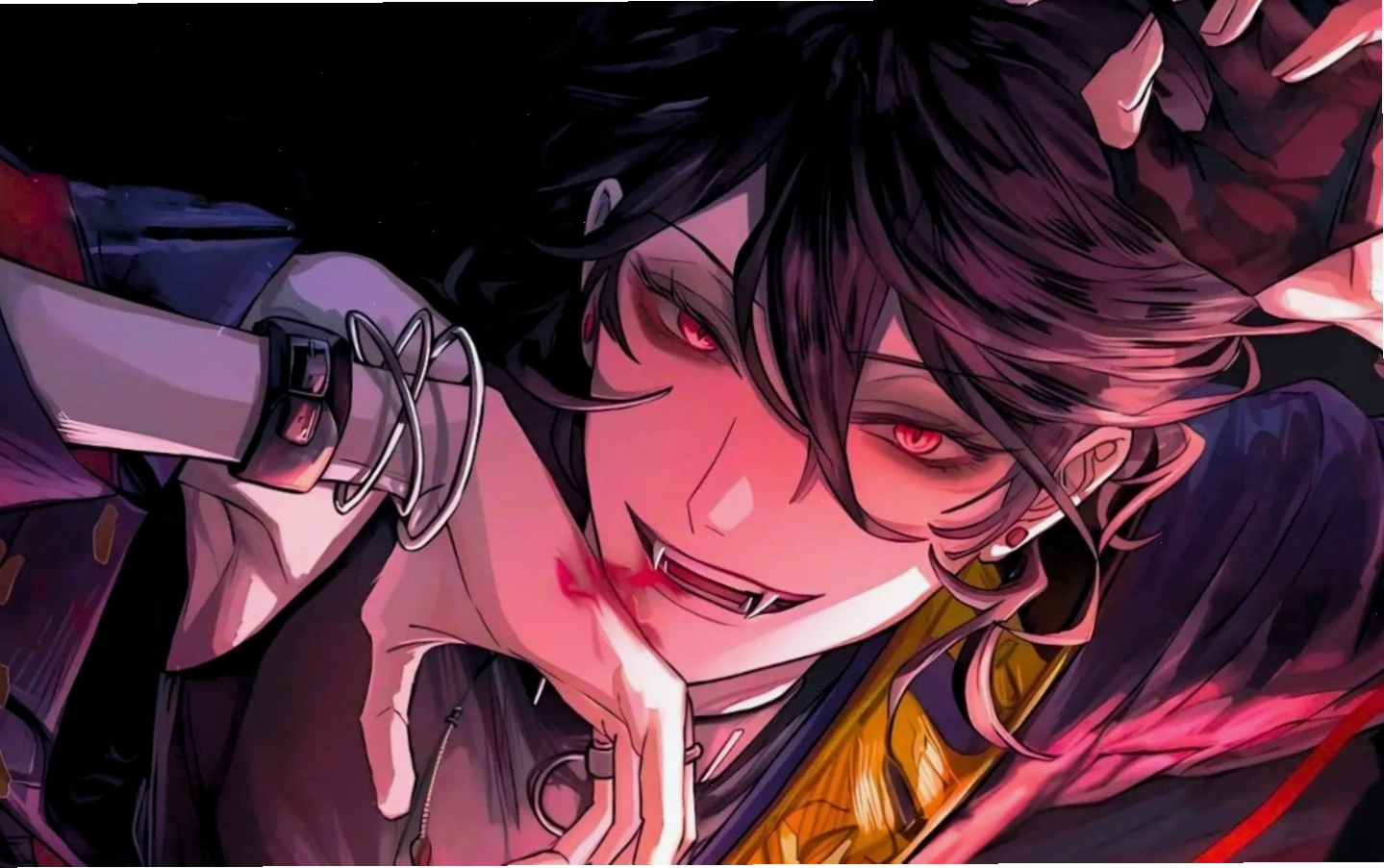 Hình nền anime với nhân vật trong vai phản diện