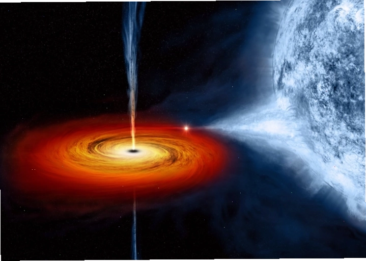Hố đen vũ trụ theo mô phỏng của NASA
