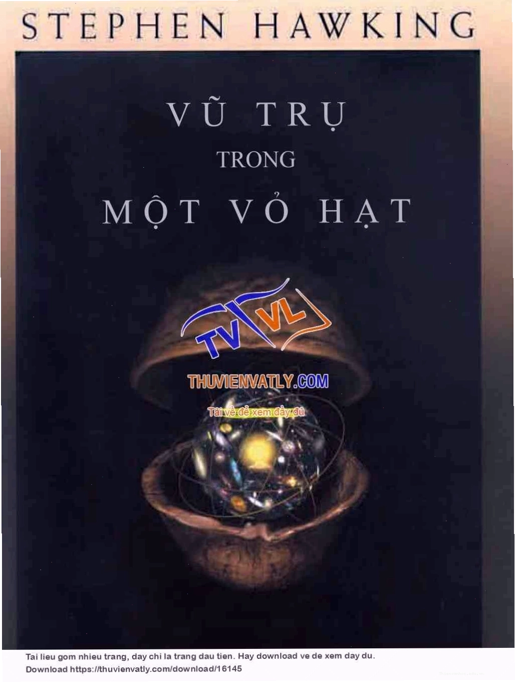 Sách Vũ trụ trong vỏ hạt dẻ - Stephen Hawking