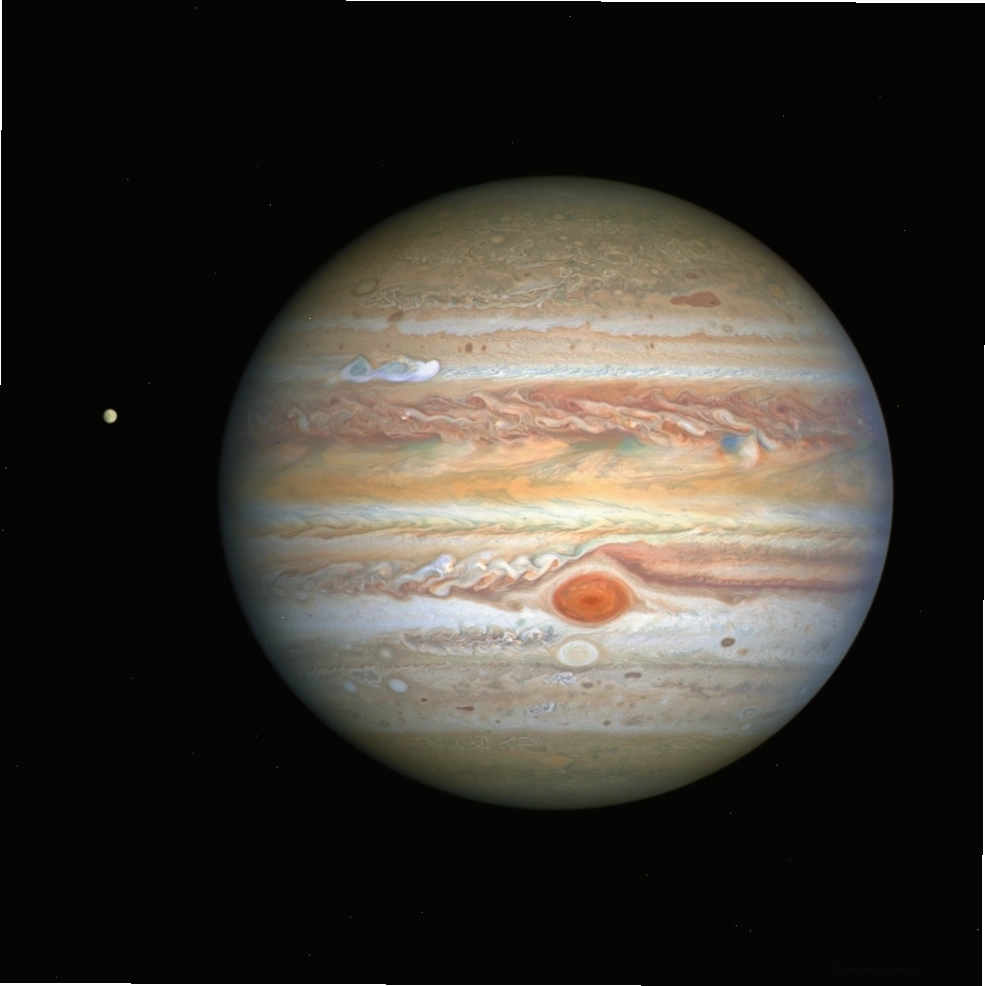 Sao Mộc chụp bằng kính viễn vọng không gian Hubble của NASA