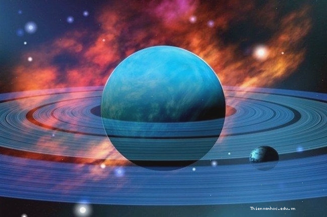 Sao Thiên Vương hiện lên đồng màu qua ảnh chụp của Voyager 2