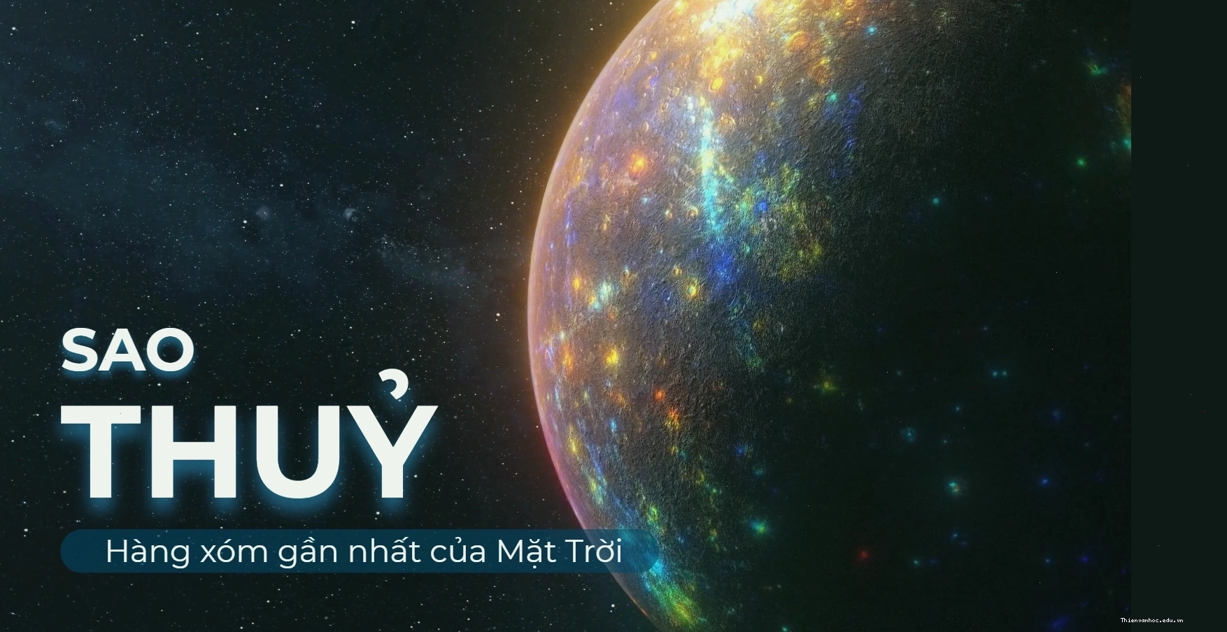 Sao Thủy với bề mặt nhiều hố va chạm