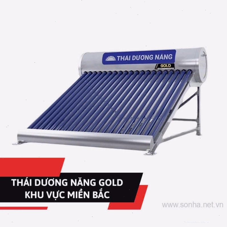 Thái dương năng Sơn Hà 160L gold ống chân không F58