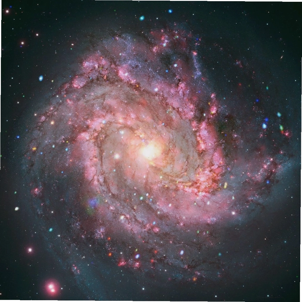 Thiên hà M83 rực rỡ qua kính viễn vọng Chandra của NASA