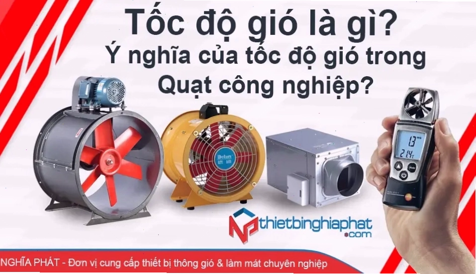 Sơ đồ minh họa khái niệm tốc độ gió trong tự nhiên
