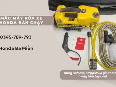 Top 8 máy rửa xe Honda chất lượng cao năm 2025 đáng chọn nhất