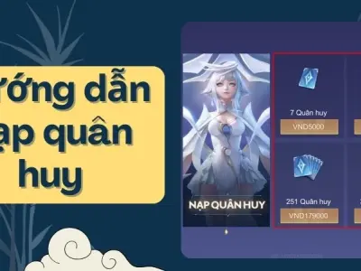 Hướng dẫn nạp quân huy cho game thủ mới bắt đầu chơi