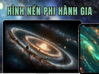 Khám Phá Vũ Trụ: Hình Nền Phi Hành Gia Đầy Sáng Tạo Cho Thiết Bị