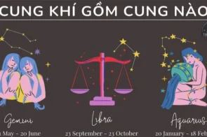 Cung khí gồm cung nào trong 12 cung hoàng đạo?