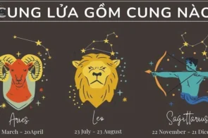 Cung lửa gồm cung nào? Đặc trưng và tính cách của mỗi cung