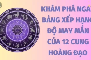 Khám phá ngay bảng xếp hạng độ may mắn của 12 cung hoàng đạo